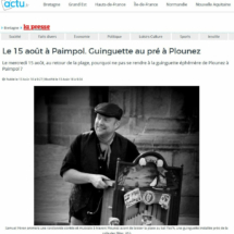 article La Presse d'Armor du 13 août 2018