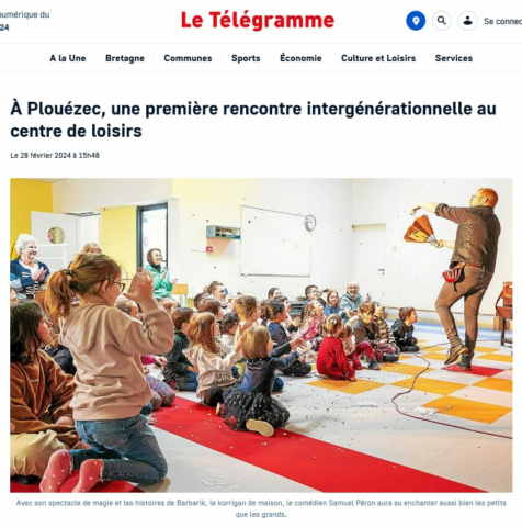 article Le Télégramme du 28 février 2024