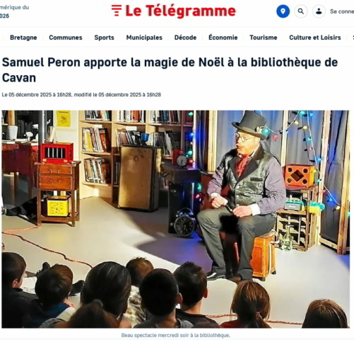 article Le Télégramme du 5 décembre 2025