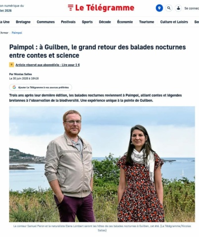 article Le Télégramme du 30 juin 2026